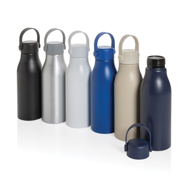Pluto RCS gecertificeerd recycled aluminium waterfles 680ml